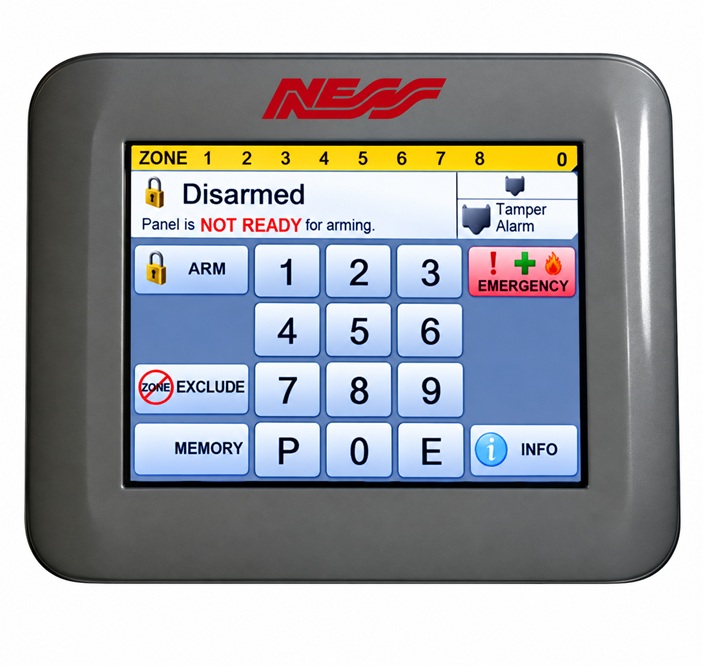 Ness alarm repairs to control panels