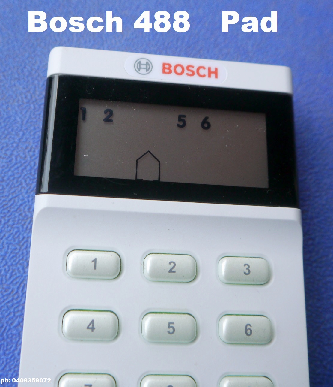 bosch 488 security alarm pad repairs