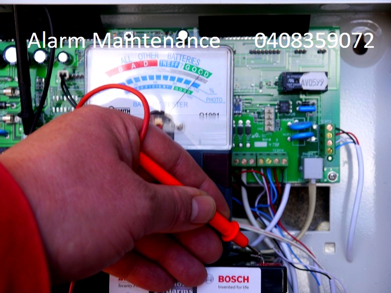 false alarms fixed to control panel