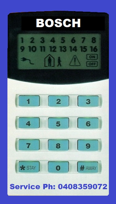 bosch 880 ultima icon keypad