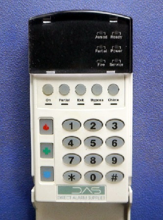 DAS alarm system keypad 