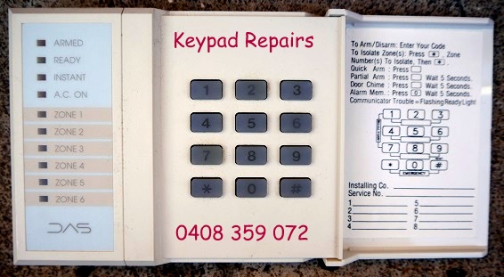 DAS DL150 keypad