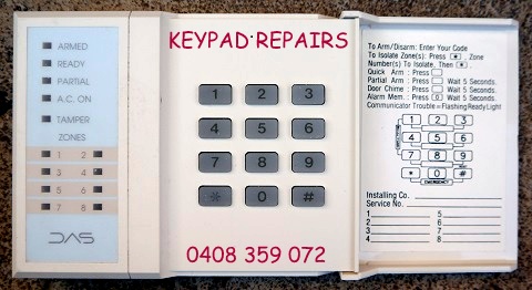 das dl 250 key pad repairs services