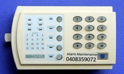 DAS alarm keypad
