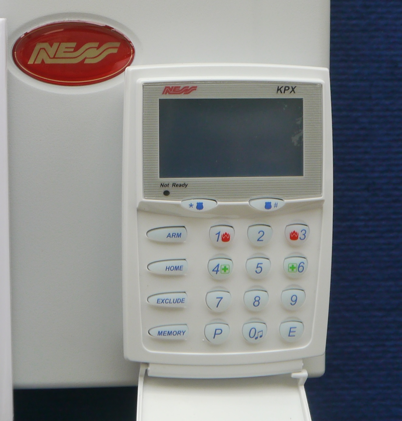 ness d8x code pad alarm repairs