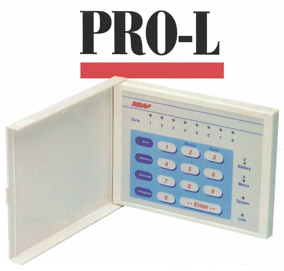 alarm repairs ness prol keypad