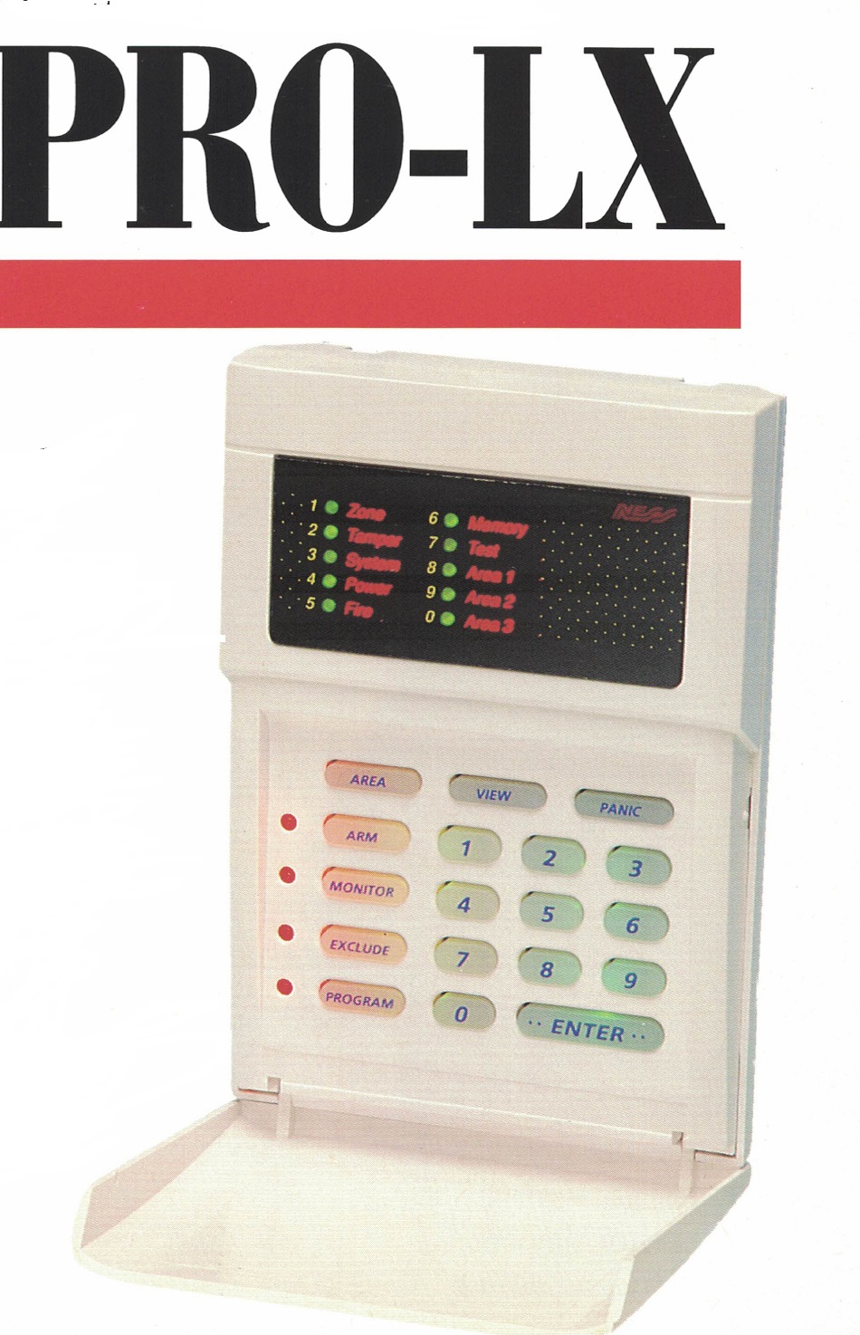 alarm repairs ness prolx keypad