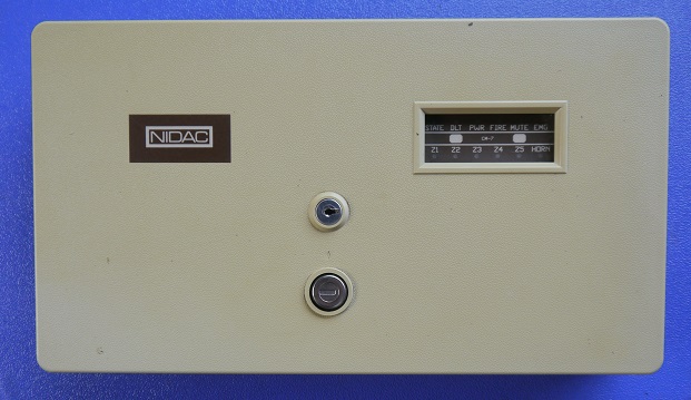 nidac cm7 old control panel alarm system
